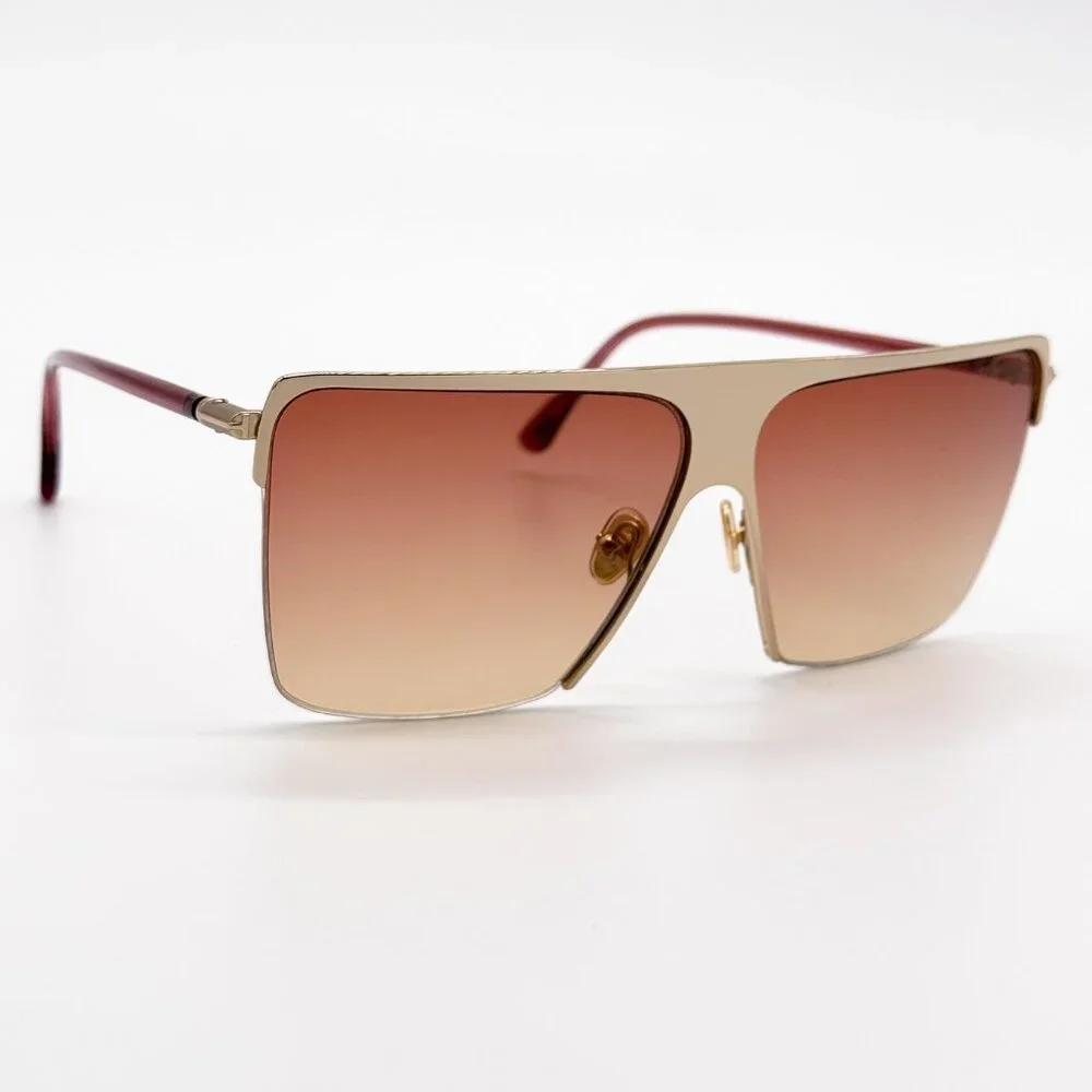 NEW TOM FORD SOFI TF840 28T SUNGLASSES WOMEN ROSE GOLD SQUARE FT0840/S - Picture 4 of 9